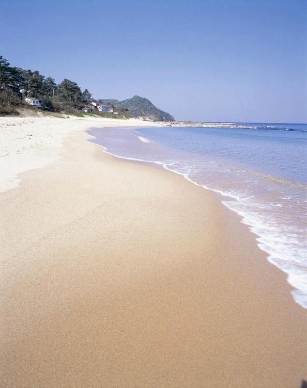 「鳴砂」で有名な琴引浜